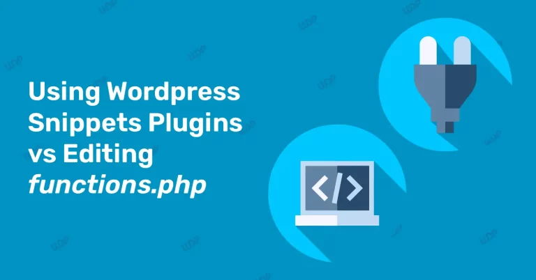 snippets plugin vs editing functions php